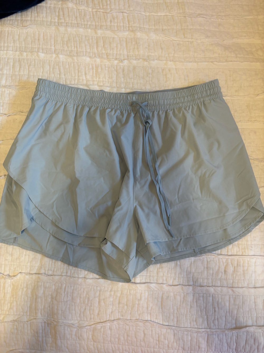 Carrie Underwood Calia Women’s light Blue Layered Step up Shorts